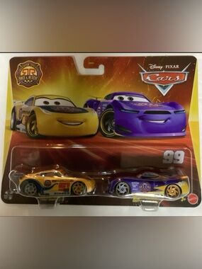 CRUZ RAMIREZ & DANNY SWERVEZ Disney Pixar Cars Race & Rescue bundle